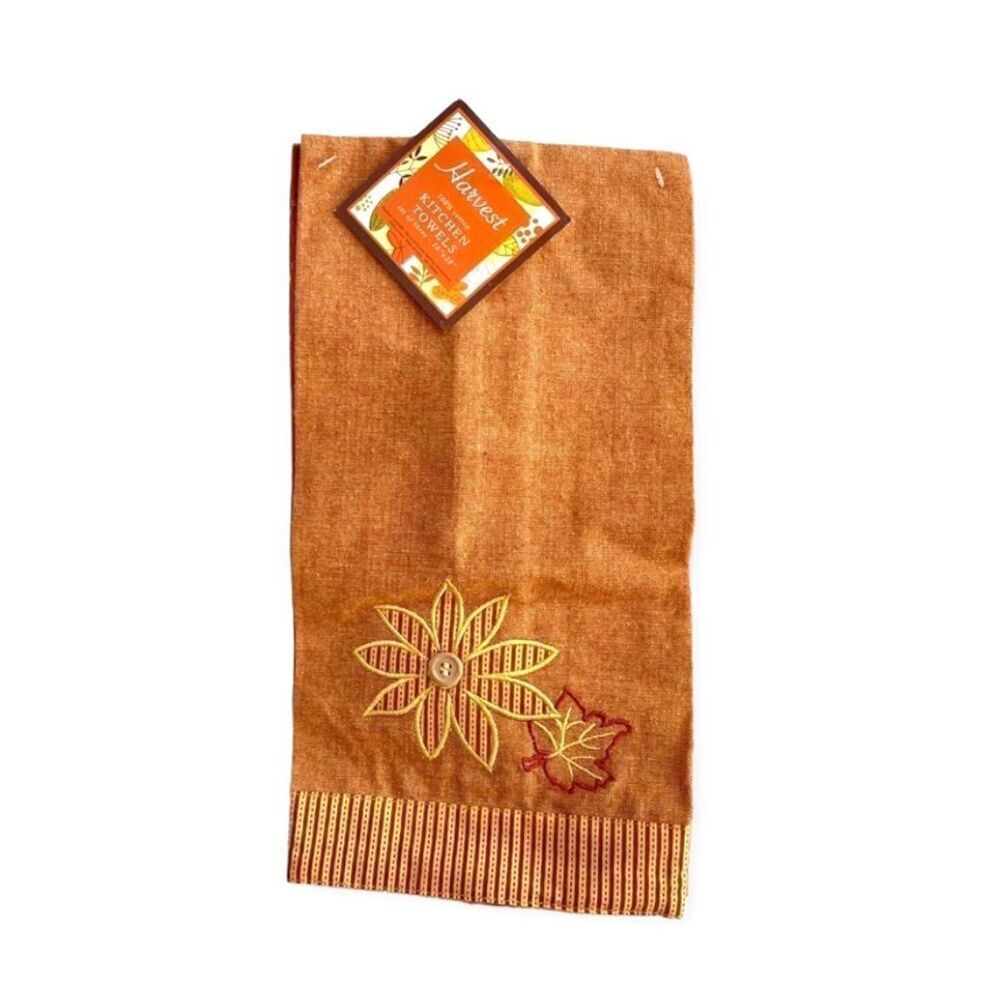 NWT Home Goods Harvest Fall Home Decor Towel Set of 3